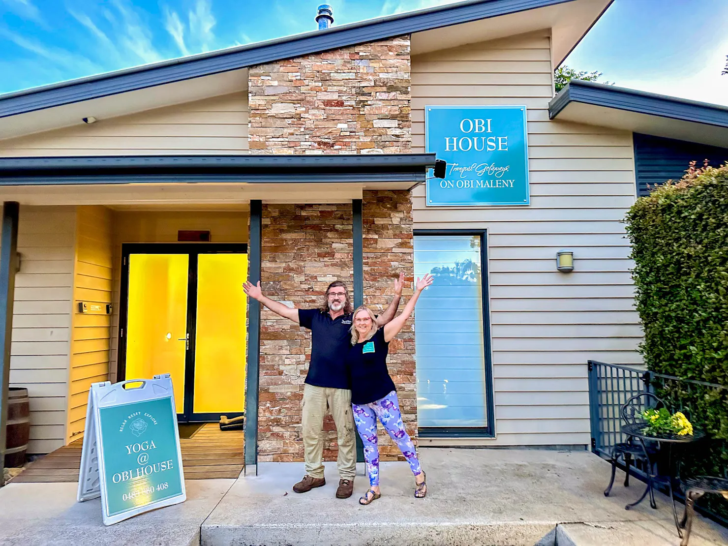 Our Hub, Reception, Yoga Space and Hosts at Obi House